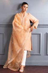 SUBDUED RUST-2 PC (SHIRT & DUPATTA)