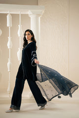 SAPPHIRE WHISPER-3PC (SHIRT, TROUSER & DUPATTA)