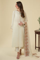 WHITE SWAN-2PC (SHIRT & DUPATTA)