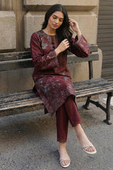 SCARLET MELODY-2PC KHADDAR PRINTED SUIT