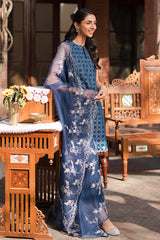 ANTIQUE ROYAL-3 PIECE EMBROIDERED LAWN SUIT