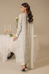 PEARL BLUE-2 PC (SHIRT & DUPATTA)