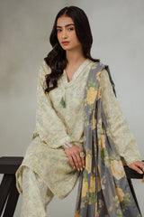 TENDER CARNATION-3 PIECE (SHIRT & DUPATTA)