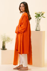 TANGERINE CHARM-2PC (SHIRT & DUPATTA)