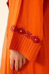 TANGERINE CHARM-2PC (SHIRT & DUPATTA)