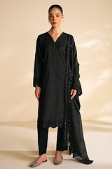 SHADOW NOIR-2 PC (SHIRT & DUPATTA)