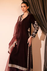 GARNET GRACE-3 PC (SHIRT,TROUSER & DUPATTA)