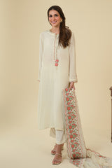 WHITE SWAN-2PC (SHIRT & DUPATTA)