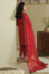 RUBY SKY-3 PIECE EMBROIDERED LAWN SUIT