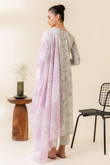 MYSTIC FLORA-3 PIECE PRINTED LAWN SUIT