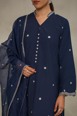 MIDNIGHT PEARL-2 PC (SHIRT & DUPATTA)