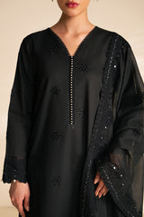 SHADOW NOIR-2 PC (SHIRT & DUPATTA)