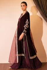 GARNET GRACE-3 PC (SHIRT,TROUSER & DUPATTA)