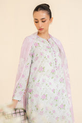 MYSTIC FLORA-3 PIECE PRINTED LAWN SUIT