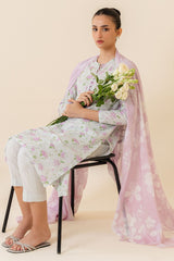 MYSTIC FLORA-3 PIECE PRINTED LAWN SUIT