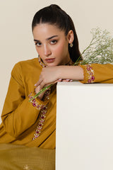 SUNSET GOLD-2 PC (SHIRT & DUPATTA)