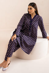 MYSTIC PLUM-2 PC (SHIRT & TROUSER)