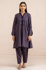 MYSTIC PLUM-2 PC (SHIRT & TROUSER)