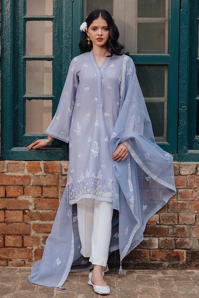 ASHLEY BLUE-2PC (SHIRT & DUPATTA)