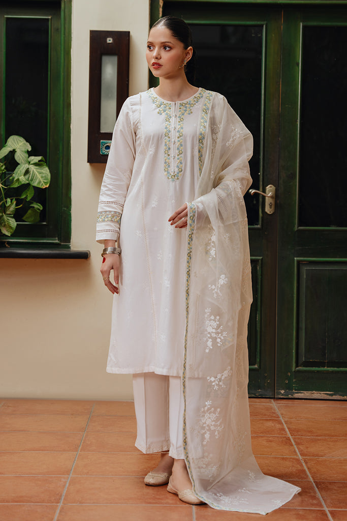 MOON FLOWER-2PC(SHIRT & DUPATTA)