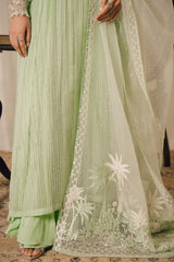 MINT BLOOM-2 PIECE (SHIRT & DUPATTA)