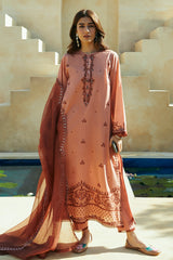 ARID SAND-3 PIECE LAWN EMBROIDERED SUIT