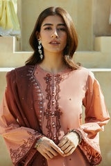 ARID SAND-3 PIECE LAWN EMBROIDERED SUIT