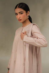 ECRU FAWN-2 PC (SHIRT & DUPATTA)