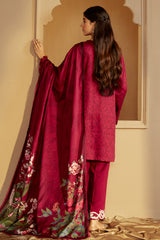 PINK VELVETEN-3 PC MARINA PRINTED SUIT