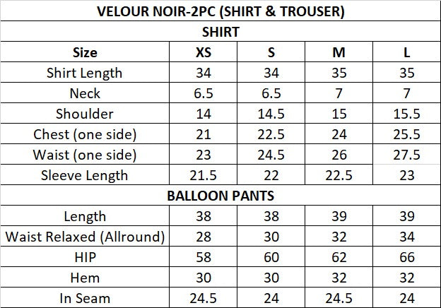 Size Guide