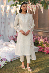 WHISPERING WHITE -3 PIECE EMBROIDERED LAWN SUIT