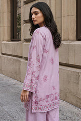 MAUVE CHARM-2PC LINEN PRINTED SUIT