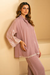 PALE PINK-2 PC (SHIRT & TROUSER)