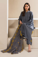 SMOKEY LIME-2PC (SHIRT & DUPATTA)