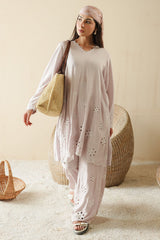 LUSH FLORA-2PC (SHIRT & TROUSER)