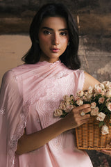 PINK BLOSSOM-3PC LAWN EMBROIDERED SUIT