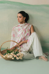 FLORET GRACE-3PC LAWN EMBROIDERED SUIT