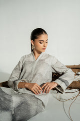 SMOKY GRAY-KHADDAR 1 PIECE