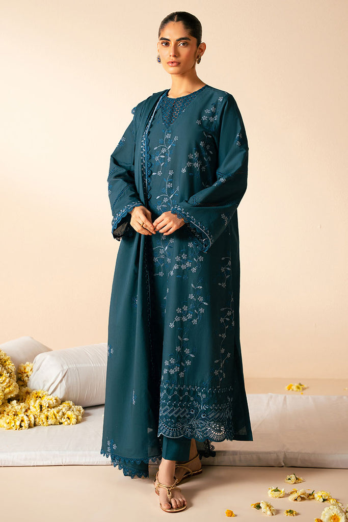 TWILIGHT CHARM-3PC CHIKANKARI SUIT