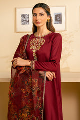 GARNET GLAMOOR-2 PC (SHIRT & DUPATTA)