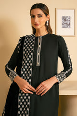 MIDNIGHT MIRAGE-2PC (SHIRT & DUPATTA)