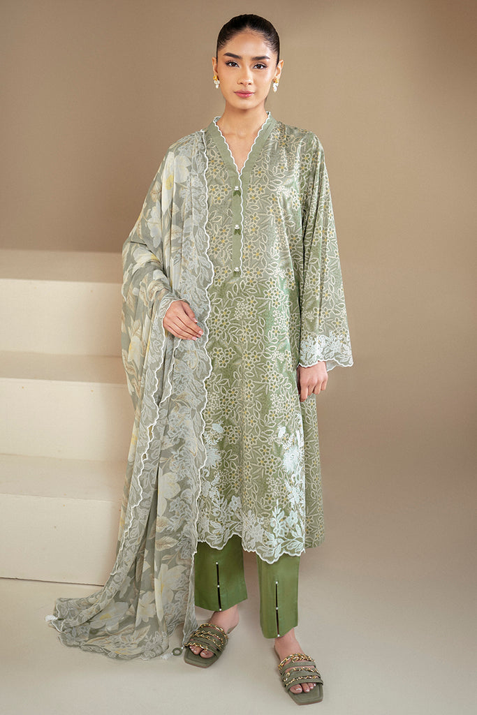 SAGE BREEZE-3 PIECE LAWN SUIT