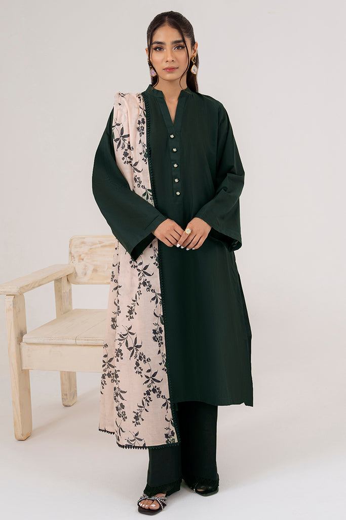 PIRATE BLACK-2PC (SHIRT & DUPATTA)