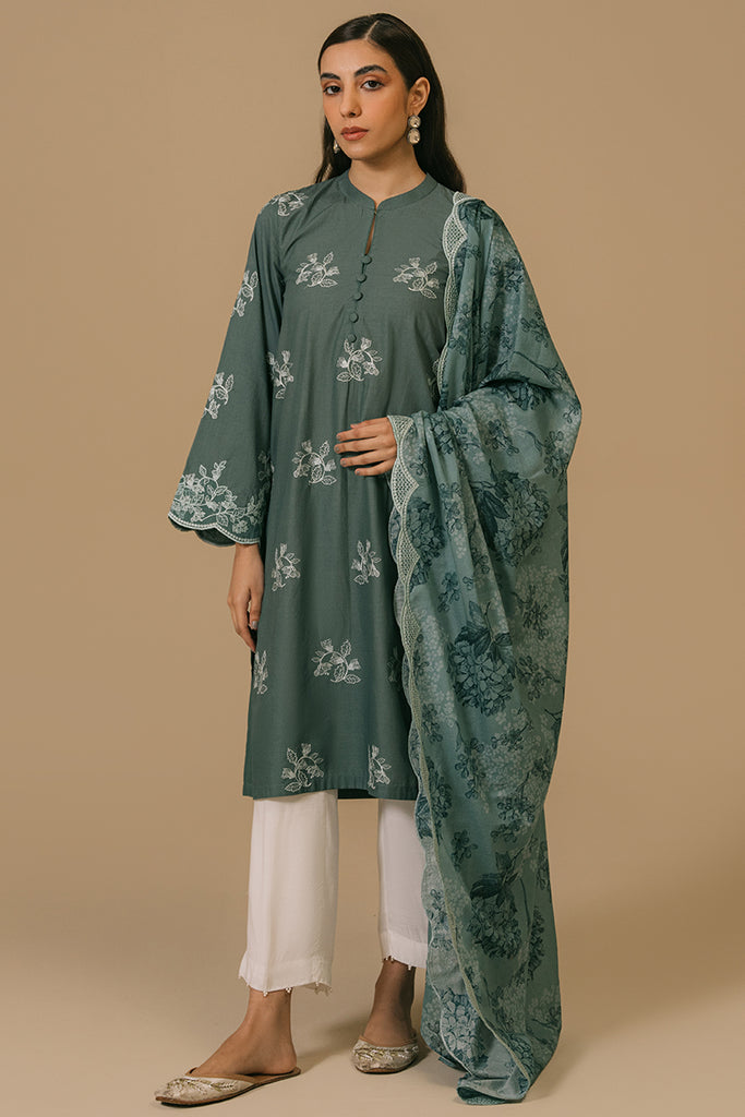 NORTH SEA-2 PIECE (SHIRT & DUPATTA)