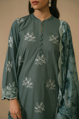 NORTH SEA-2 PIECE (SHIRT & DUPATTA)