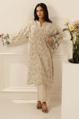 DUSTY GLINT-2 PC PRINTED LAWN SUIT