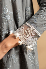 SOFT GRAPHITE-3PC (SHIRT, TROUSER & DUPATTA)