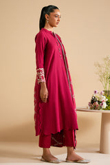 PLUSH PINK-2 PC (SHIRT & DUPATTA)