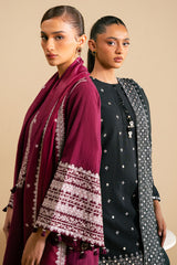 PLUM GLARE-2 PC (SHIRT & DUPATTA)