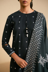 MONOCHROME HAZE-2 PC (SHIRT & DUPATTA)